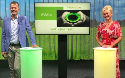 Kom alles te weten over groen gas tijdens het webinar ‘Wat is groen gas?’ op 17 september